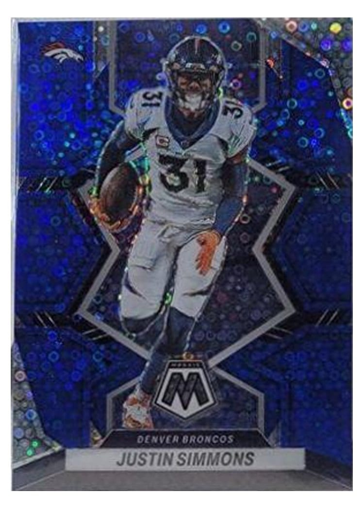 2022 Panini Mosaic Base Set Justin Simmons #62 card