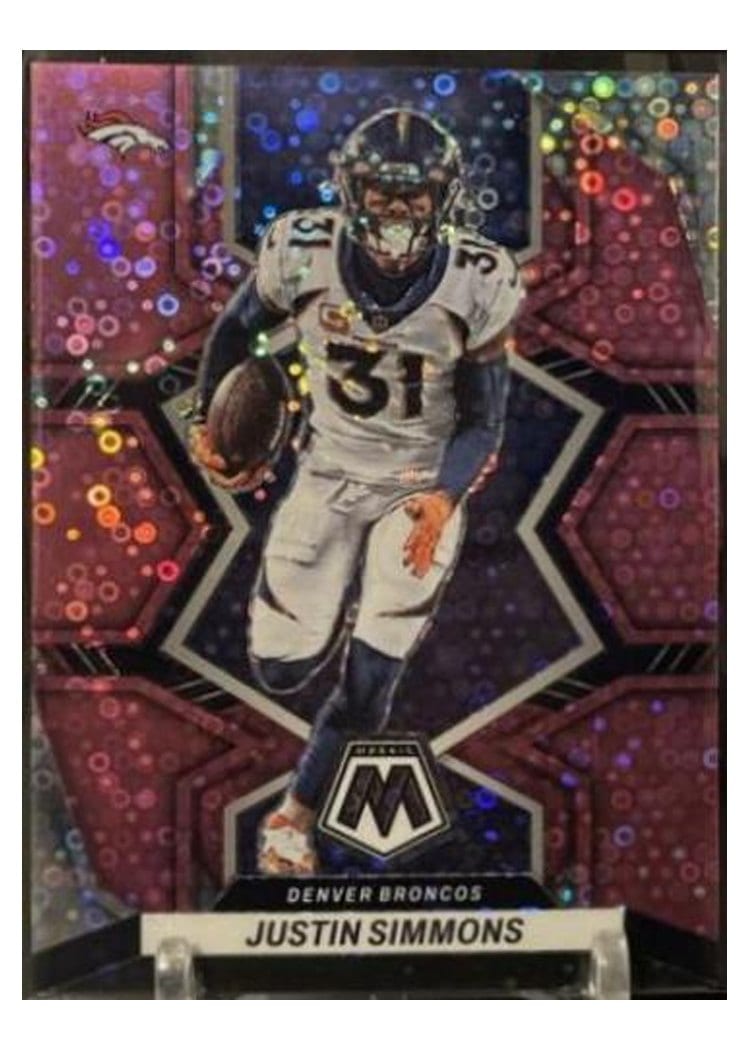 2022 Panini Mosaic Base Set Justin Simmons #62 card