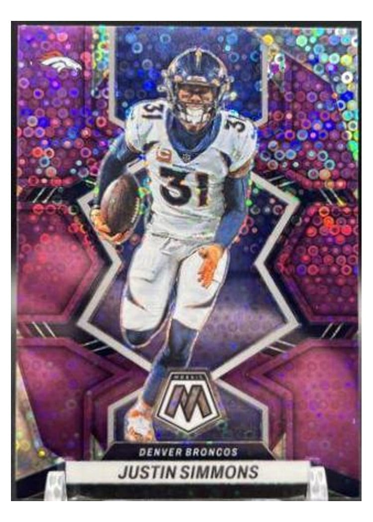 2022 Panini Mosaic Base Set Justin Simmons #62 card