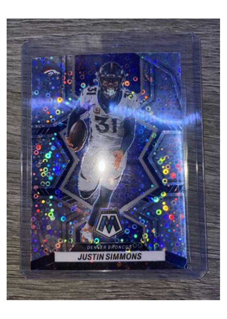 2022 Panini Mosaic Base Set Justin Simmons #62 card