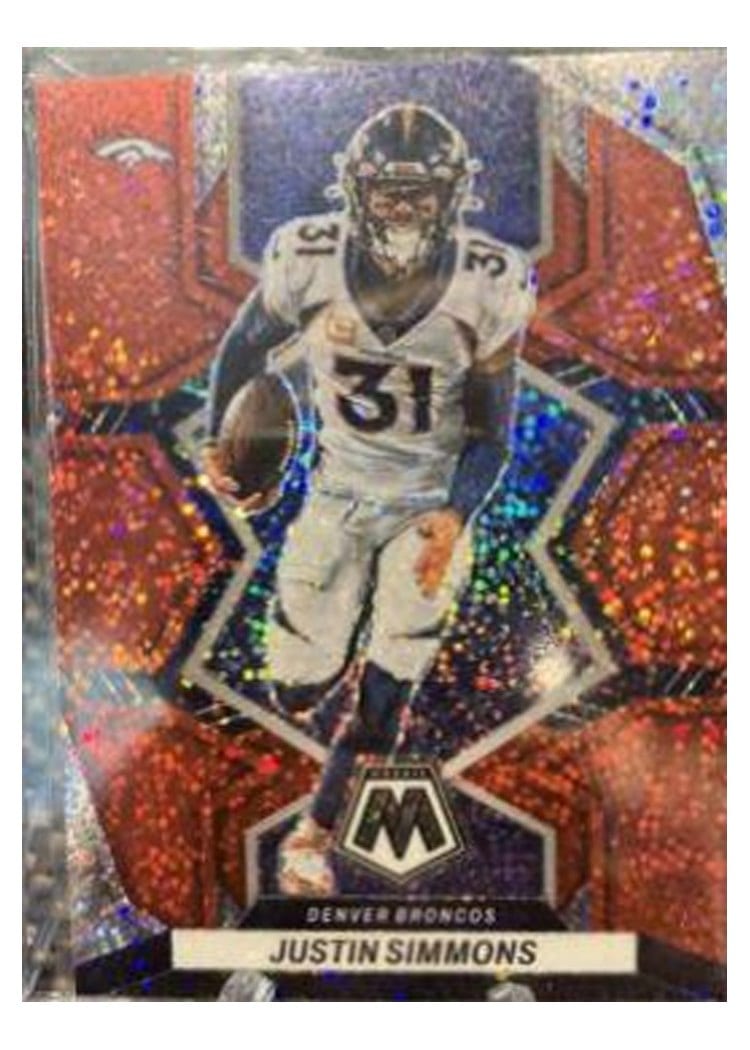 2022 Panini Mosaic Base Set Justin Simmons #62 card