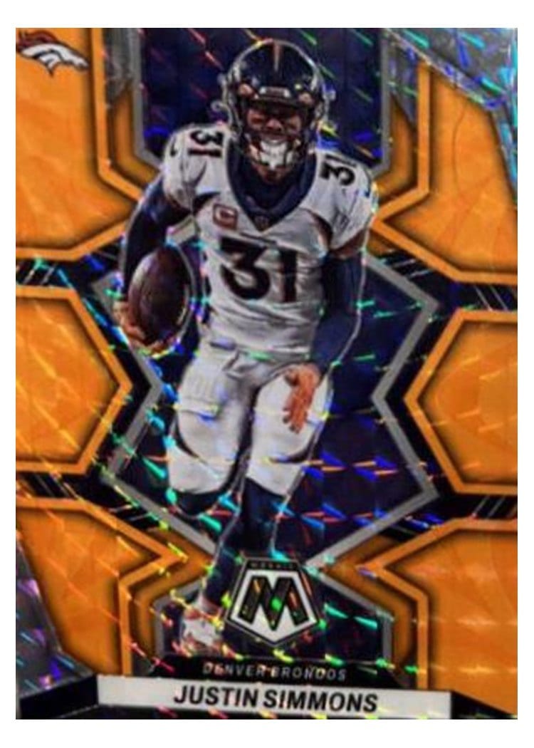 2022 Panini Mosaic Base Set Justin Simmons #62 card