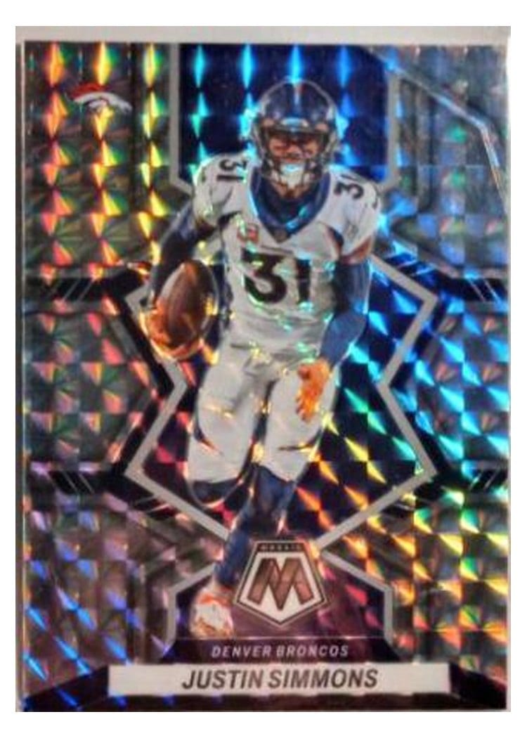 2022 Panini Mosaic Base Set Justin Simmons #62 card