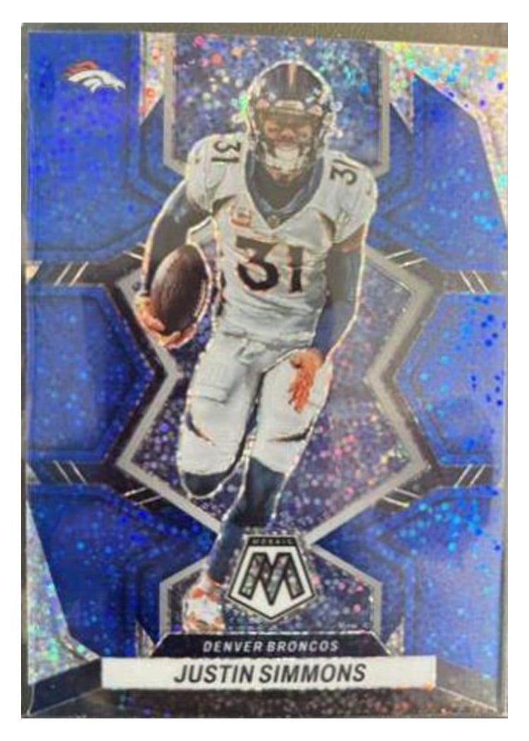 2022 Panini Mosaic Base Set Justin Simmons #62 card