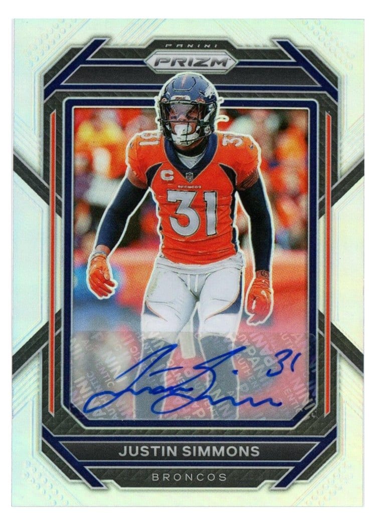 2022 Panini Prizm Base Set Justin Simmons #91 card