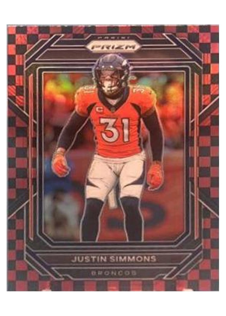 2022 Panini Prizm Base Set Justin Simmons #91 card