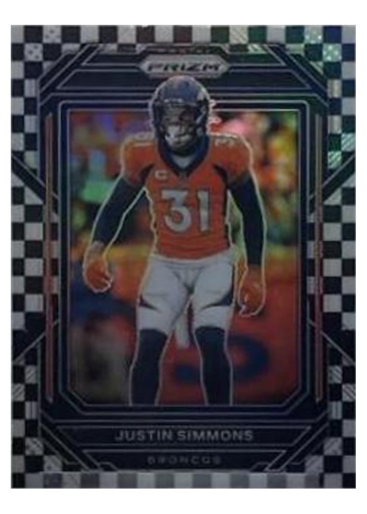 2022 Panini Prizm Base Set Justin Simmons #91 card