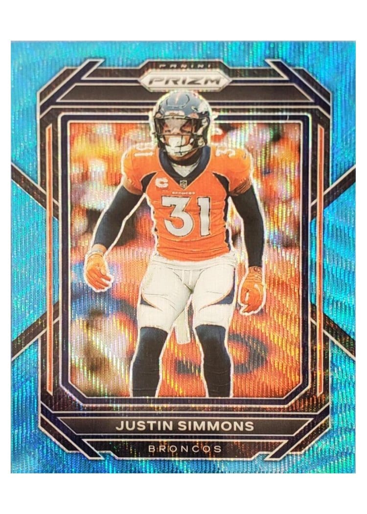 2022 Panini Prizm Base Set Justin Simmons #91 card