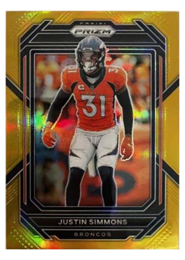 2022 Panini Prizm Base Set Justin Simmons #91 card