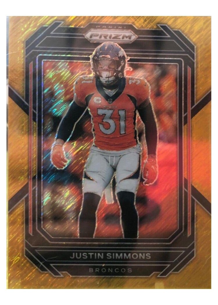 2022 Panini Prizm Base Set Justin Simmons #91 card
