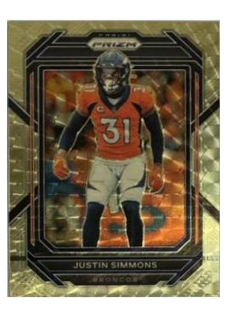 2022 Panini Prizm Base Set Justin Simmons #91 card
