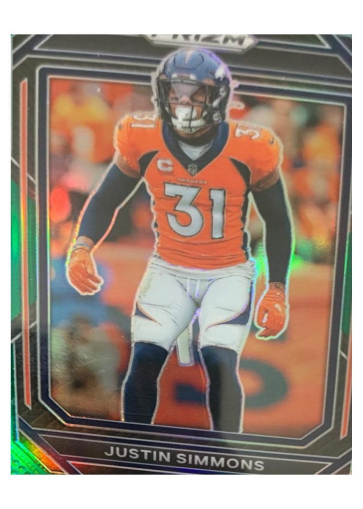 2022 Panini Prizm Base Set Justin Simmons #91 card