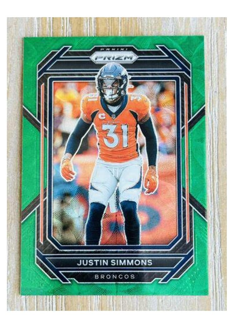 2022 Panini Prizm Base Set Justin Simmons #91 card