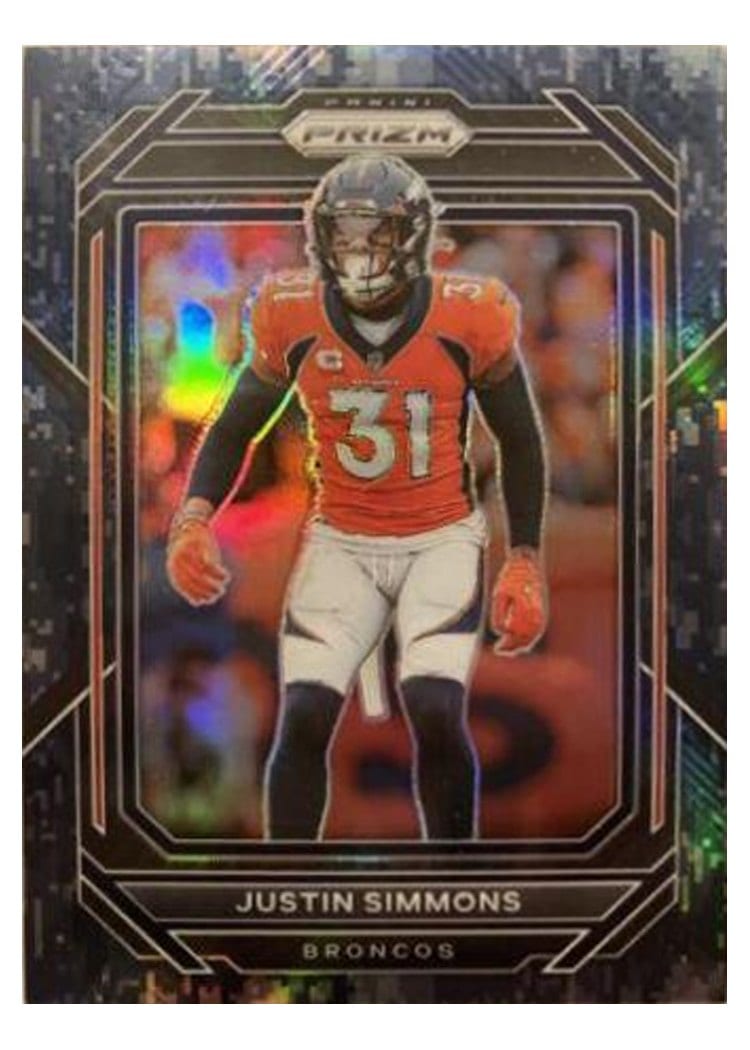 2022 Panini Prizm Base Set Justin Simmons #91 card