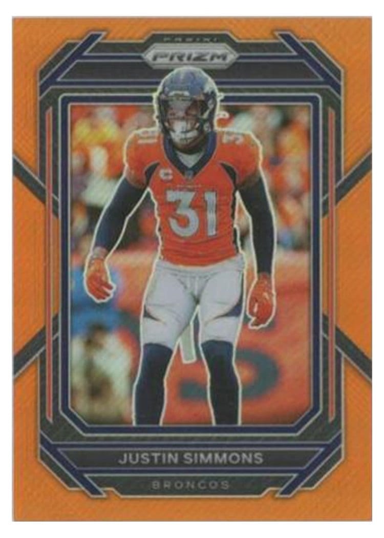 2022 Panini Prizm Base Set Justin Simmons #91 card