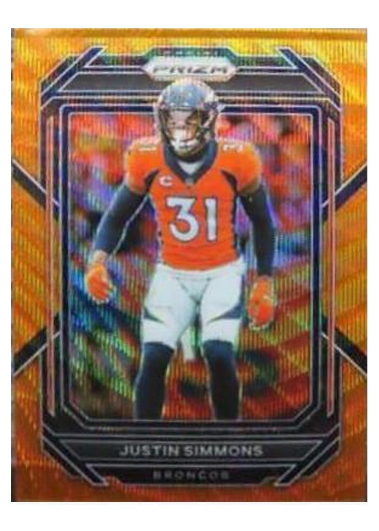 2022 Panini Prizm Base Set Justin Simmons #91 card