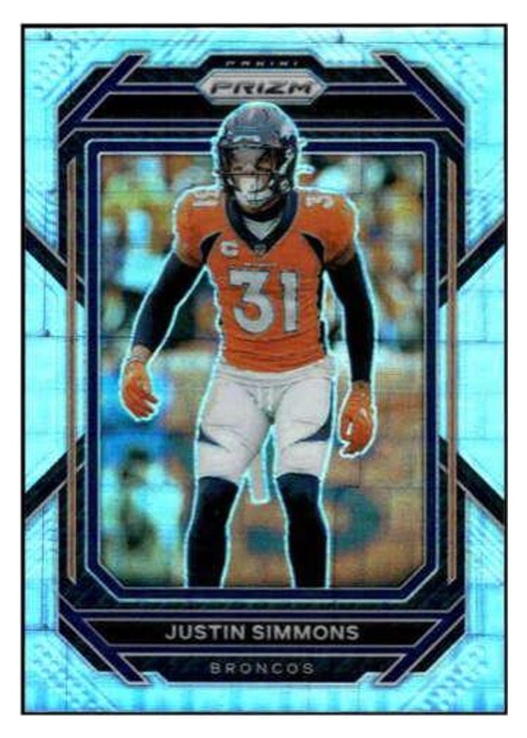 2022 Panini Prizm Base Set Justin Simmons #91 card