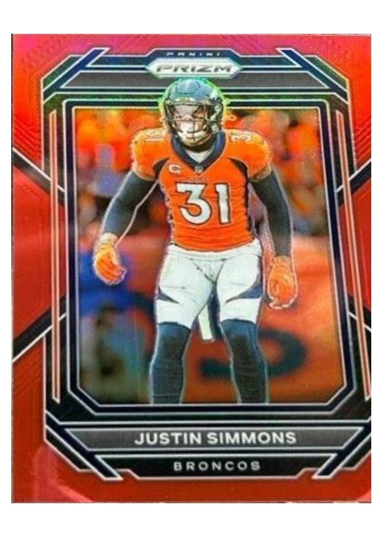 2022 Panini Prizm Base Set Justin Simmons #91 card
