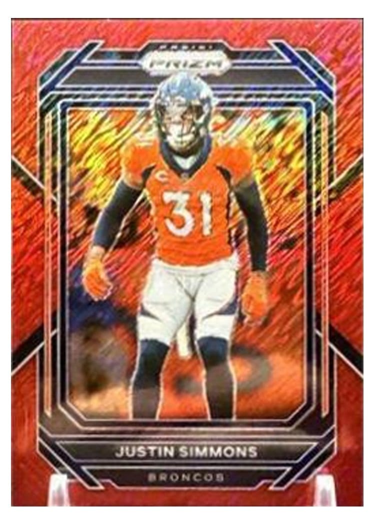 2022 Panini Prizm Base Set Justin Simmons #91 card