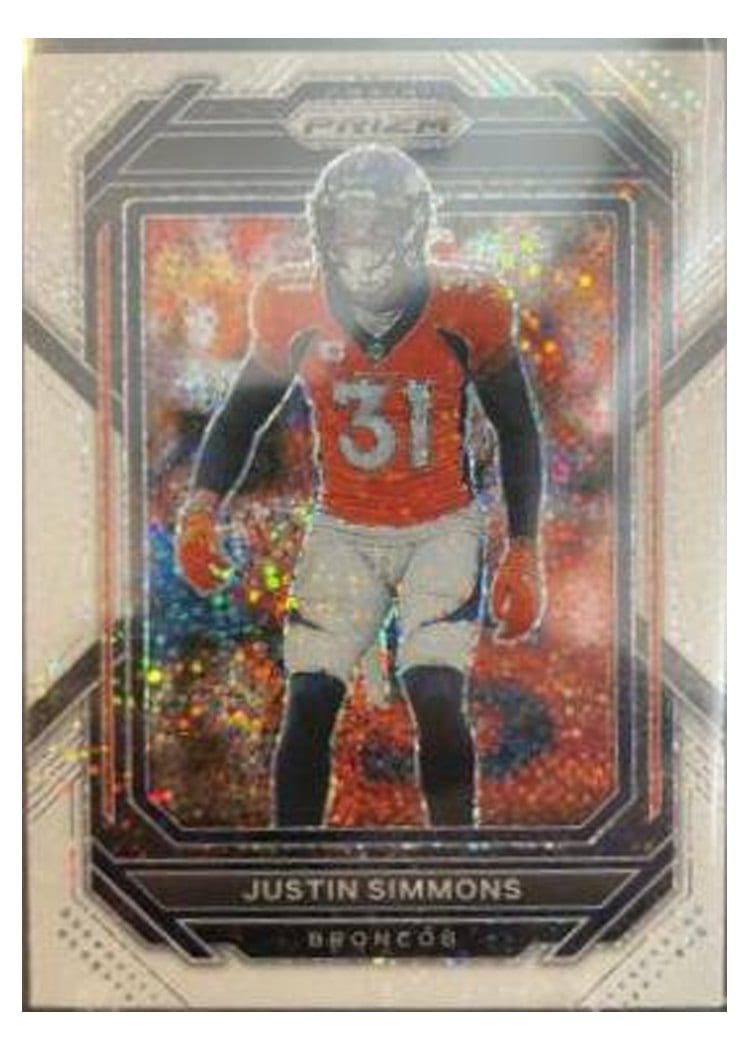 2022 Panini Prizm Base Set Justin Simmons #91 card