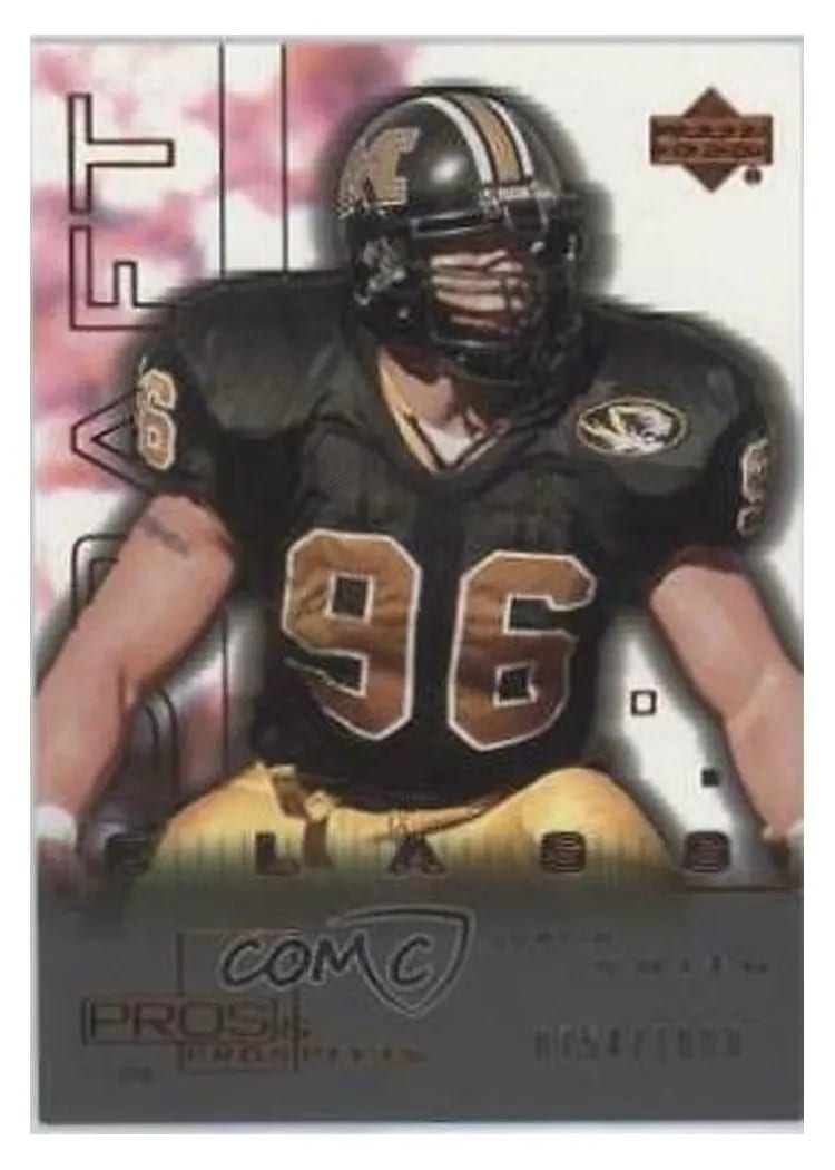 2001 Upper Deck Pros & Prospects Justin Smith #92 card