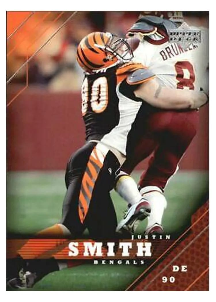 2005 Upper Deck Justin Smith #42 card