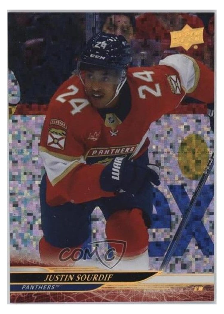 2024-25 Upper Deck Base Set Justin Sourdif #320 card
