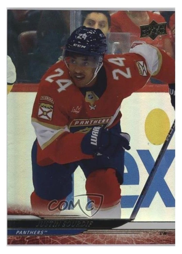 2024-25 Upper Deck Base Set Justin Sourdif #320 card