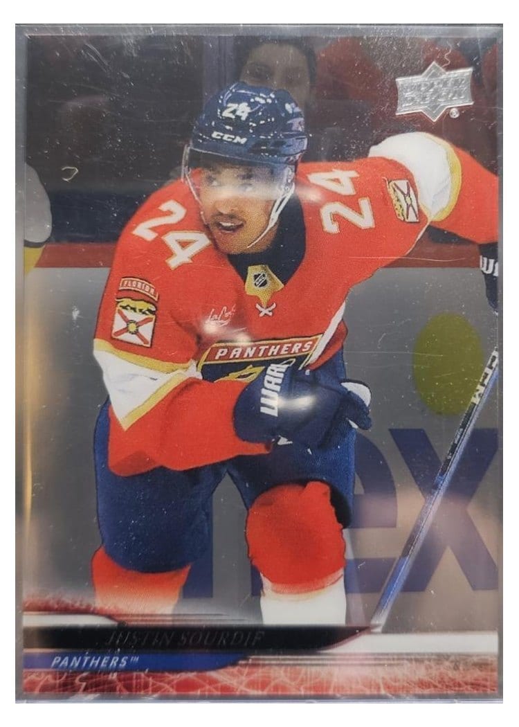2024-25 Upper Deck Base Set Justin Sourdif #320 card