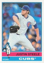 2025 Topps Heritage Base Set Justin Steele #403 card