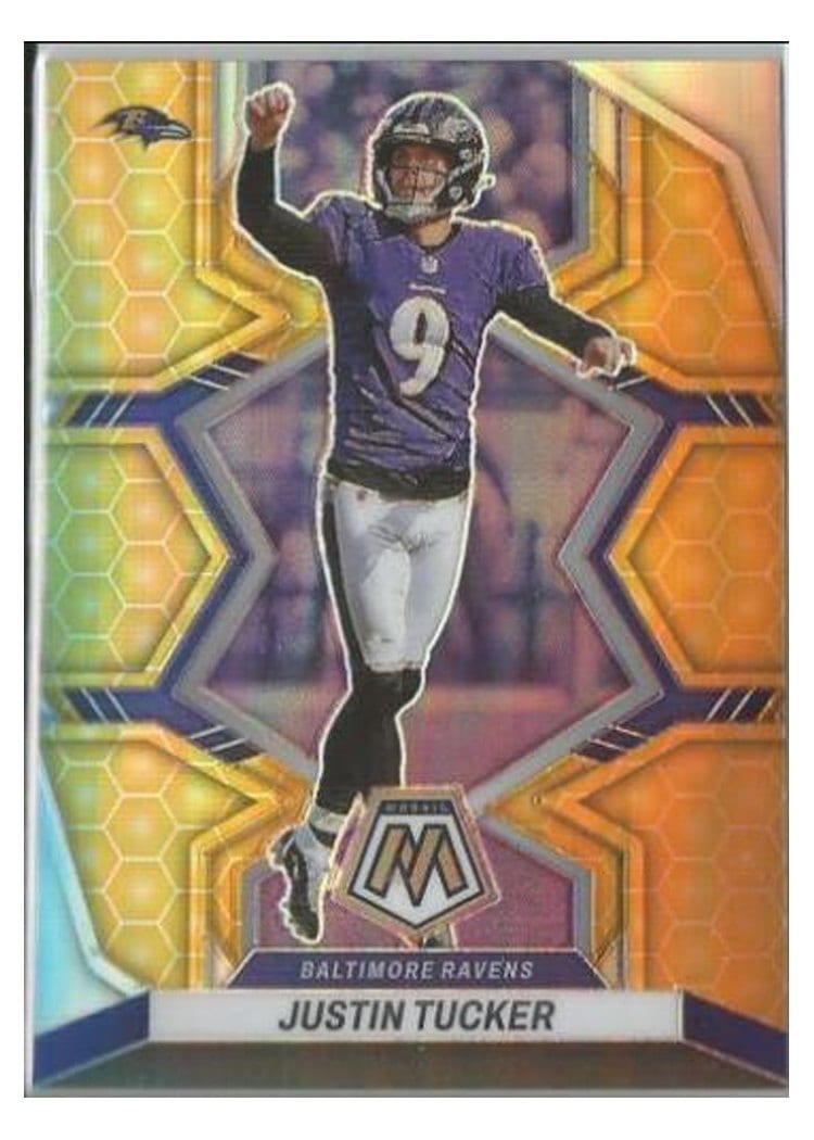 2022 Panini Mosaic Base Set Justin Tucker #18 card