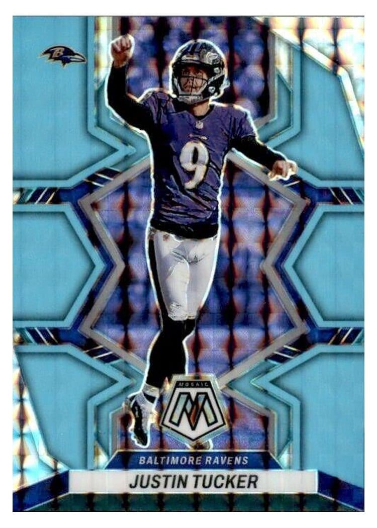 2022 Panini Mosaic Base Set Justin Tucker #18 card