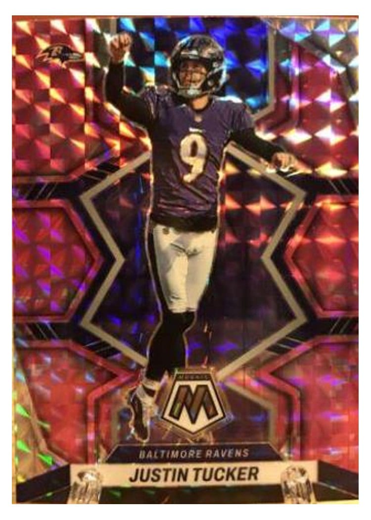 2022 Panini Mosaic Base Set Justin Tucker #18 card