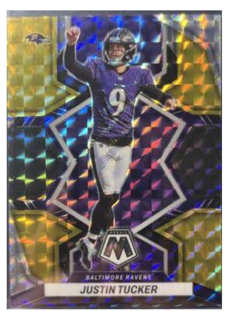 2022 Panini Mosaic Base Set Justin Tucker #18 card