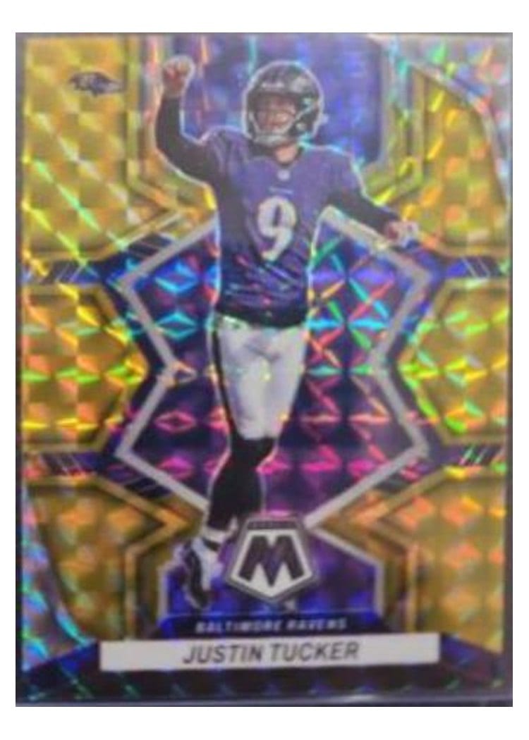 2022 Panini Mosaic Base Set Justin Tucker #18 card
