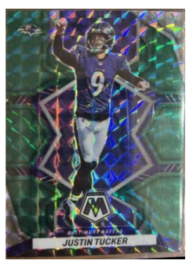 2022 Panini Mosaic Base Set Justin Tucker #18 card