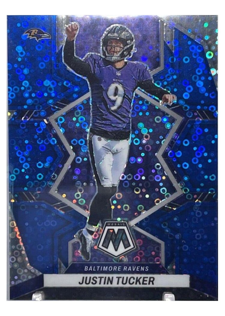 2022 Panini Mosaic Base Set Justin Tucker #18 card