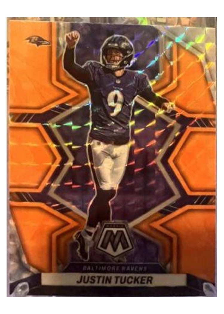 2022 Panini Mosaic Base Set Justin Tucker #18 card