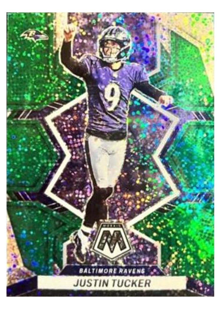 2022 Panini Mosaic Base Set Justin Tucker #18 card