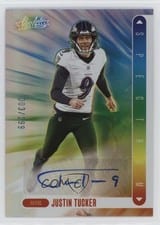 2024 Panini Absolute Spectrum Signatures Justin Tucker #SS-JTR card