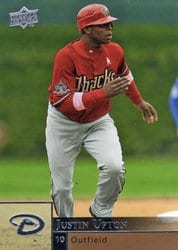 2009 Upper Deck Base Set Justin Upton #511 card