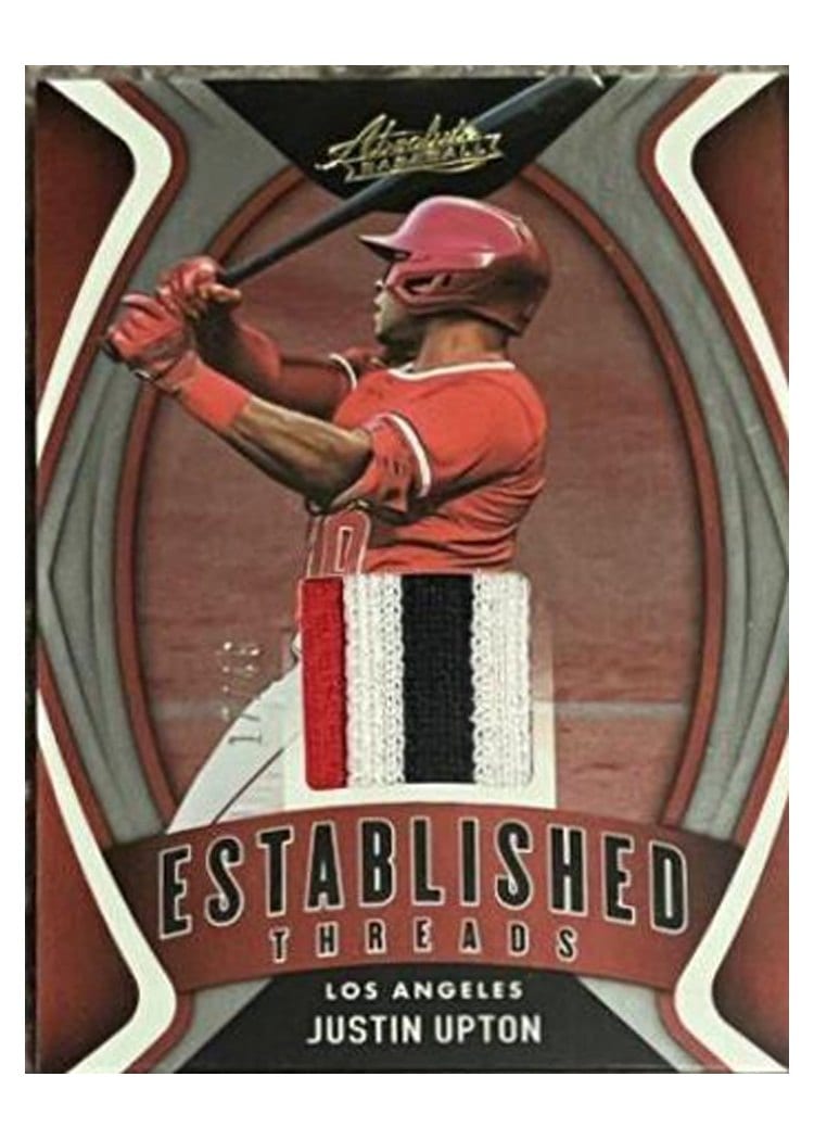 2022 Panini Absolute Established Threads Justin Upton #ET-JU card
