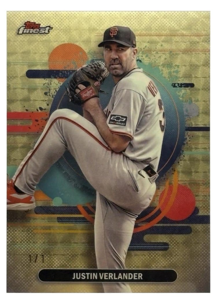 2025 Finest Base Set Justin Verlander #119 card