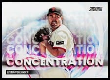 2025 Stadium Club Concentration Justin Verlander #C-18 card