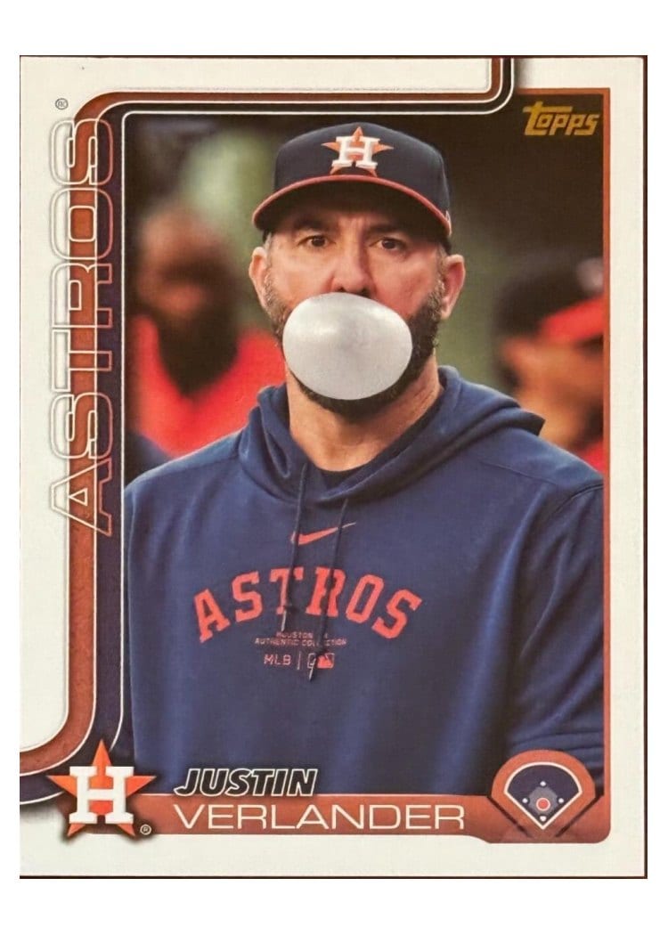 2025 Topps Base Set Justin Verlander #118 card
