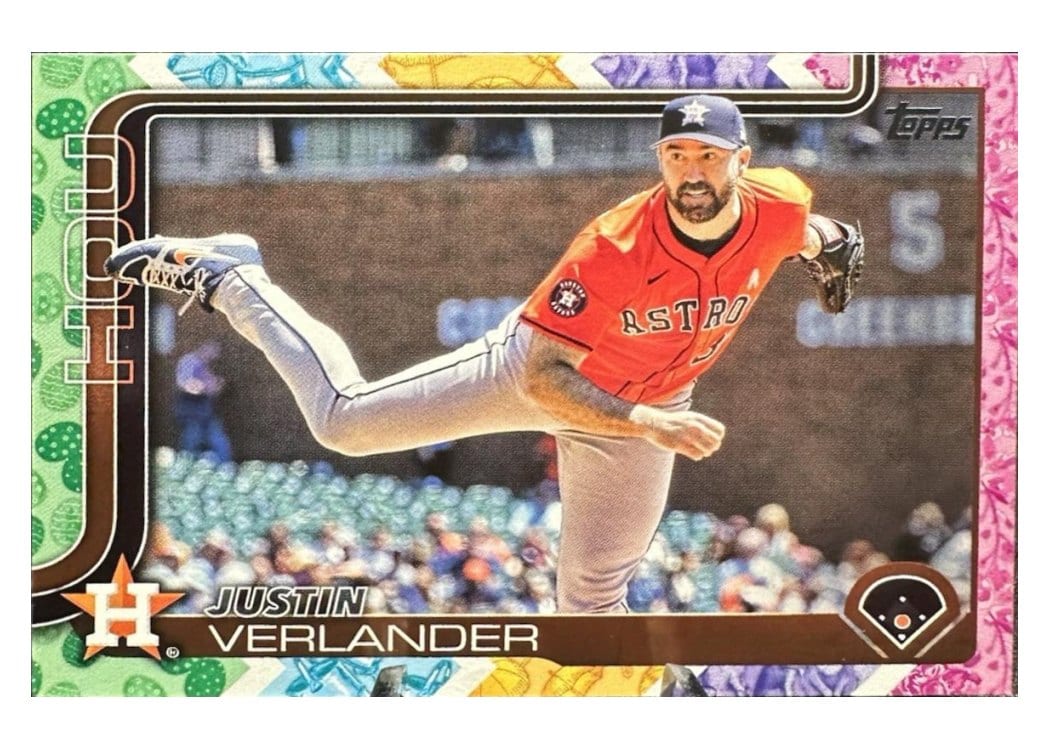 2025 Topps Base Set Justin Verlander #118 card