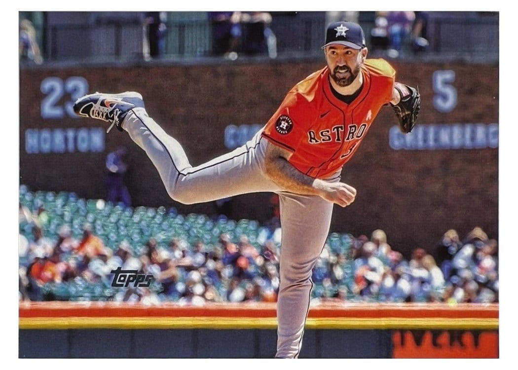 2025 Topps Base Set Justin Verlander #118 card