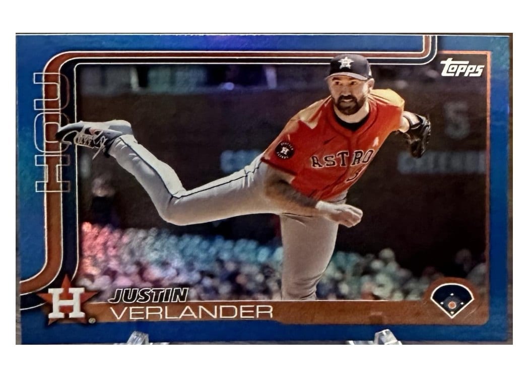 2025 Topps Base Set Justin Verlander #118 card