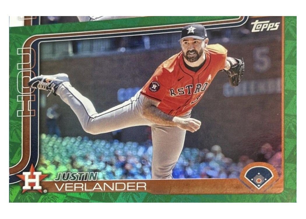 2025 Topps Base Set Justin Verlander #118 card