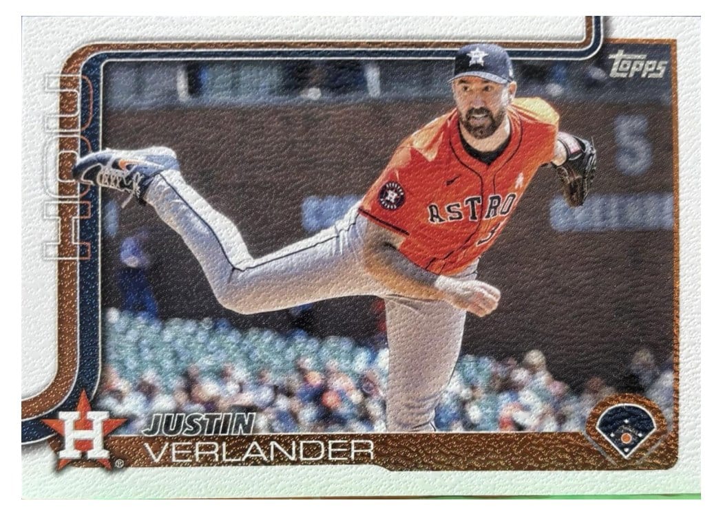 2025 Topps Base Set Justin Verlander #118 card